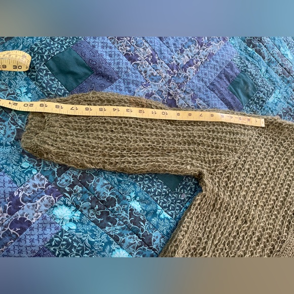 Elena Rossi Designs for Diane Carole Mills NY Vintage Green Cardigan Size Medium - Picture 7 of 11